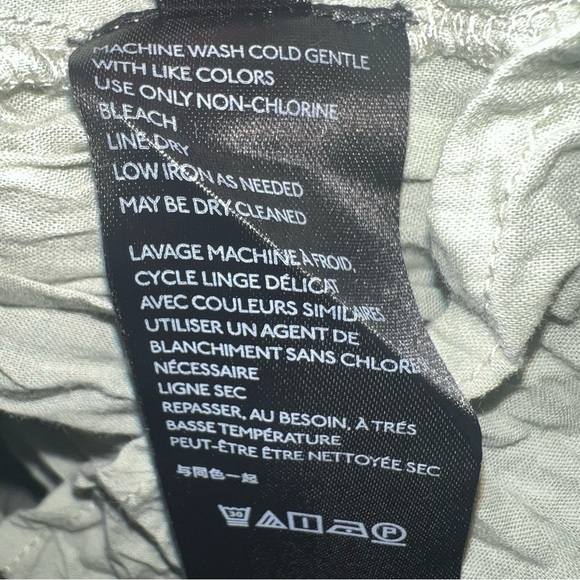 Urban Outfitters Dress Sage Green Mini Vneck Tie Back Size Large - Picture 8 of 11